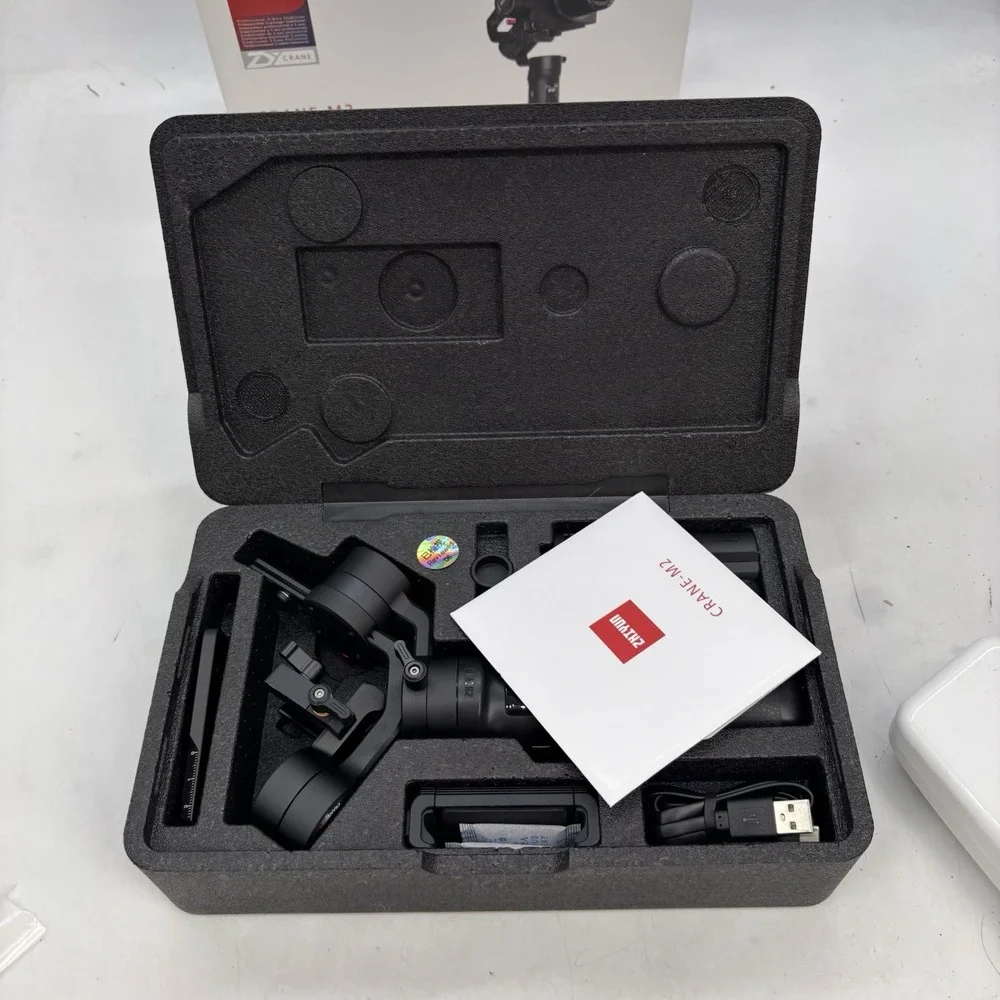 Zhiyun Crane-M2 Gimbal Stabilizer for Camera Smartphone, 360° Rotation, OLED